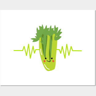 Celery Heartbeat Posters and Art